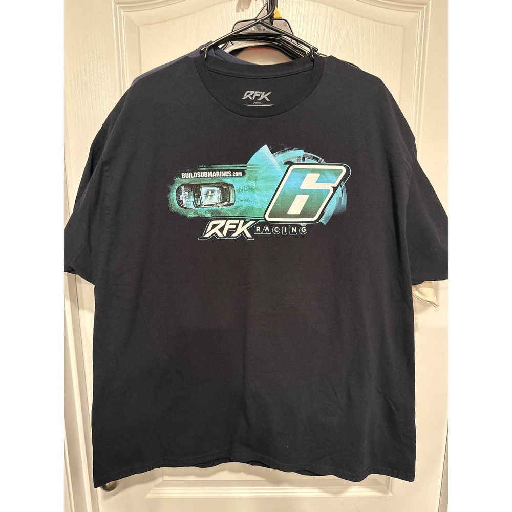 NASCAR RFK Racing Brad Keselowski #6 NASCAR T-Shirt BuildsSubmarines XXL